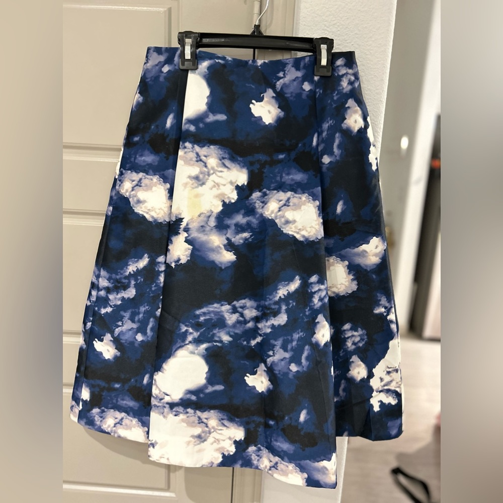 kate spade cloud a-line midi skirt